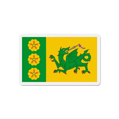Flag of Evenley UK - Refrigerator Magnet 6 Inch - The Sticker Space