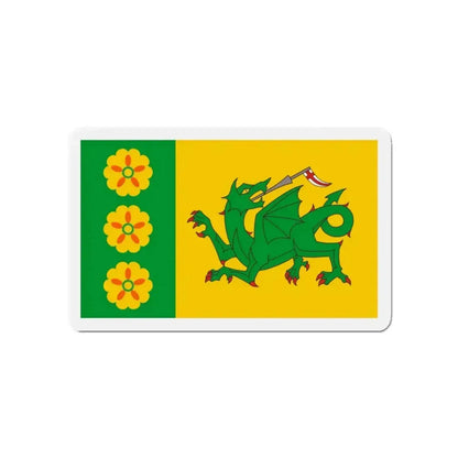 Flag of Evenley UK - Refrigerator Magnet - The Sticker Space