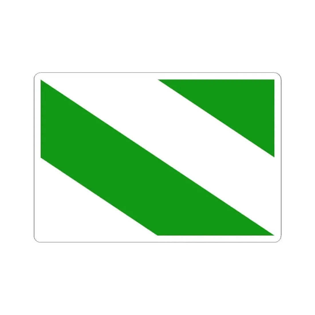 Flag of Evere (Belgium) STICKER Vinyl Kiss-Cut Decal 2 Inch White - The Sticker Space