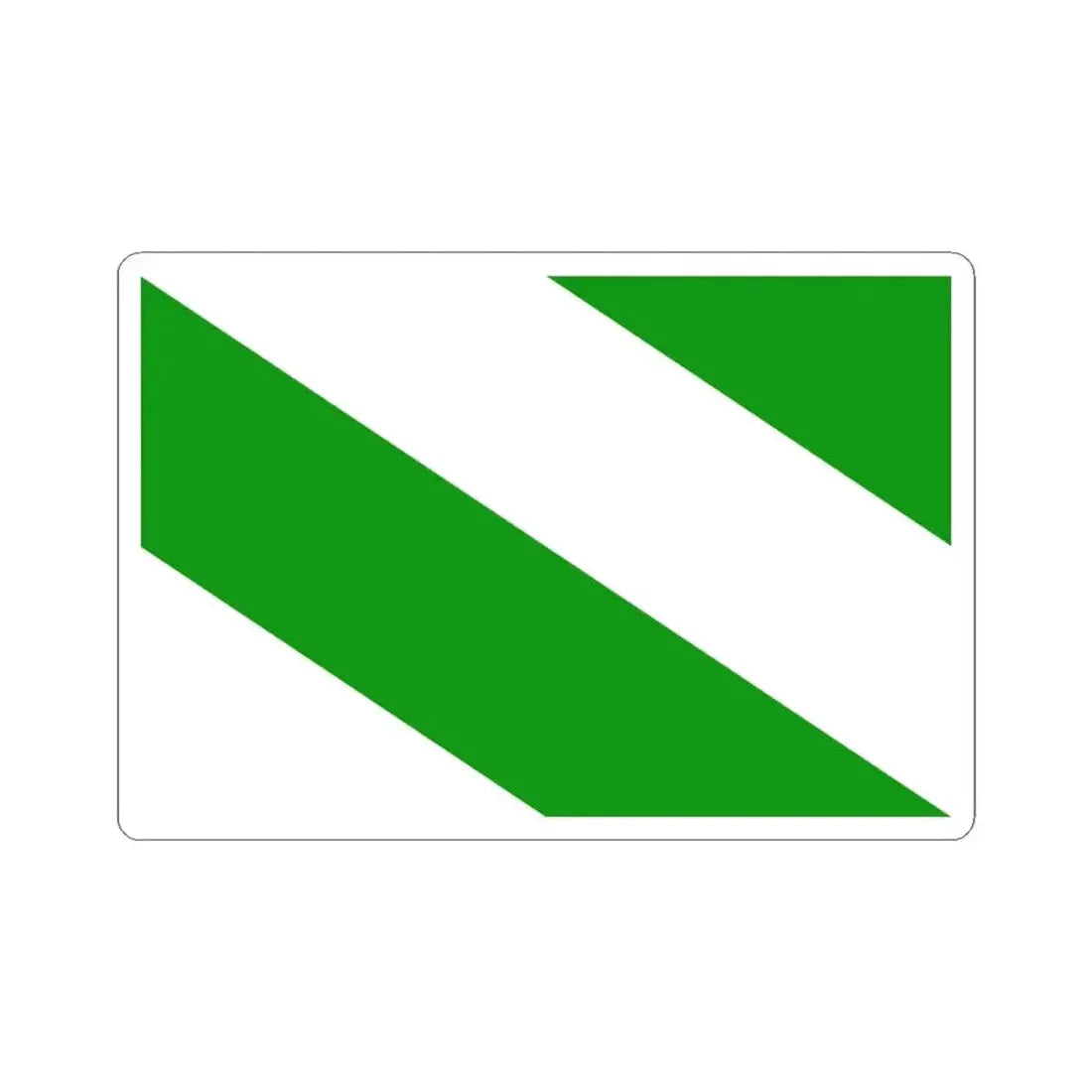 Flag of Evere (Belgium) STICKER Vinyl Kiss-Cut Decal 3 Inch White - The Sticker Space