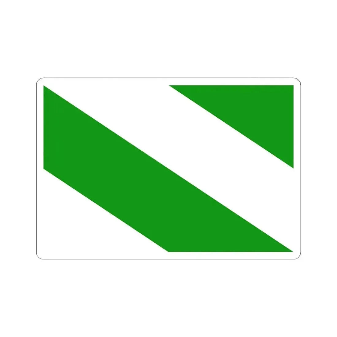 Flag of Evere (Belgium) STICKER Vinyl Kiss-Cut Decal 4 Inch White - The Sticker Space