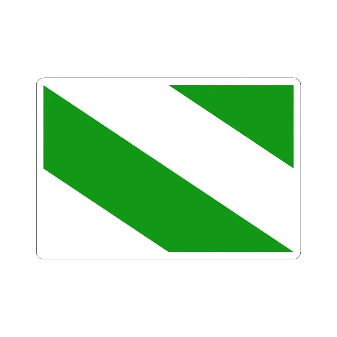 Flag of Evere (Belgium) STICKER Vinyl Kiss-Cut Decal 6 Inch White - The Sticker Space