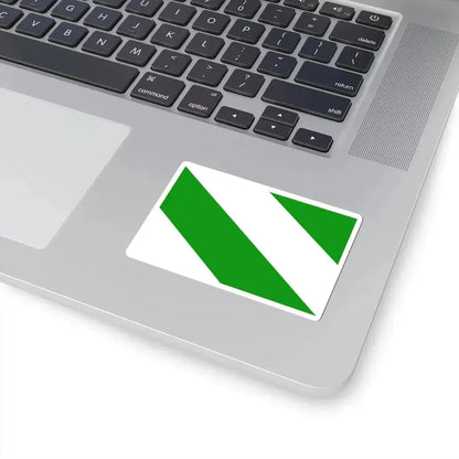 Flag of Evere (Belgium) STICKER Vinyl Kiss-Cut Decal - The Sticker Space