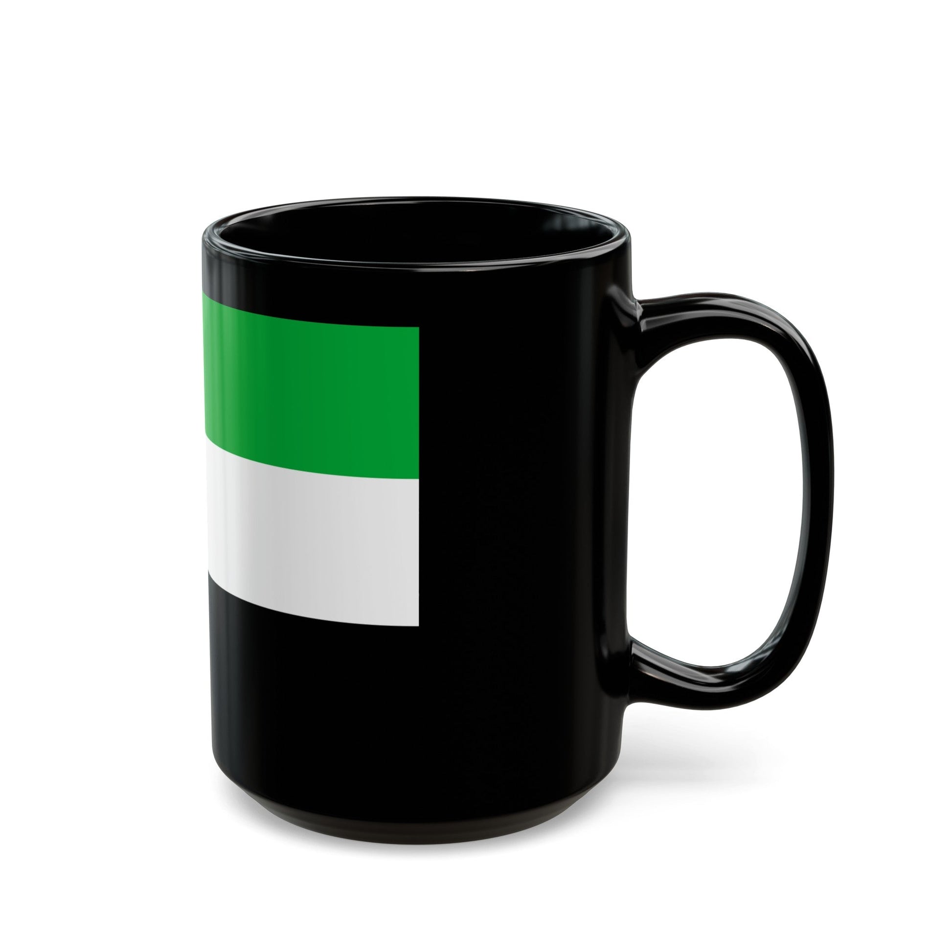 Flag of Extremadura Spain - Black Coffee Mug-The Sticker Space