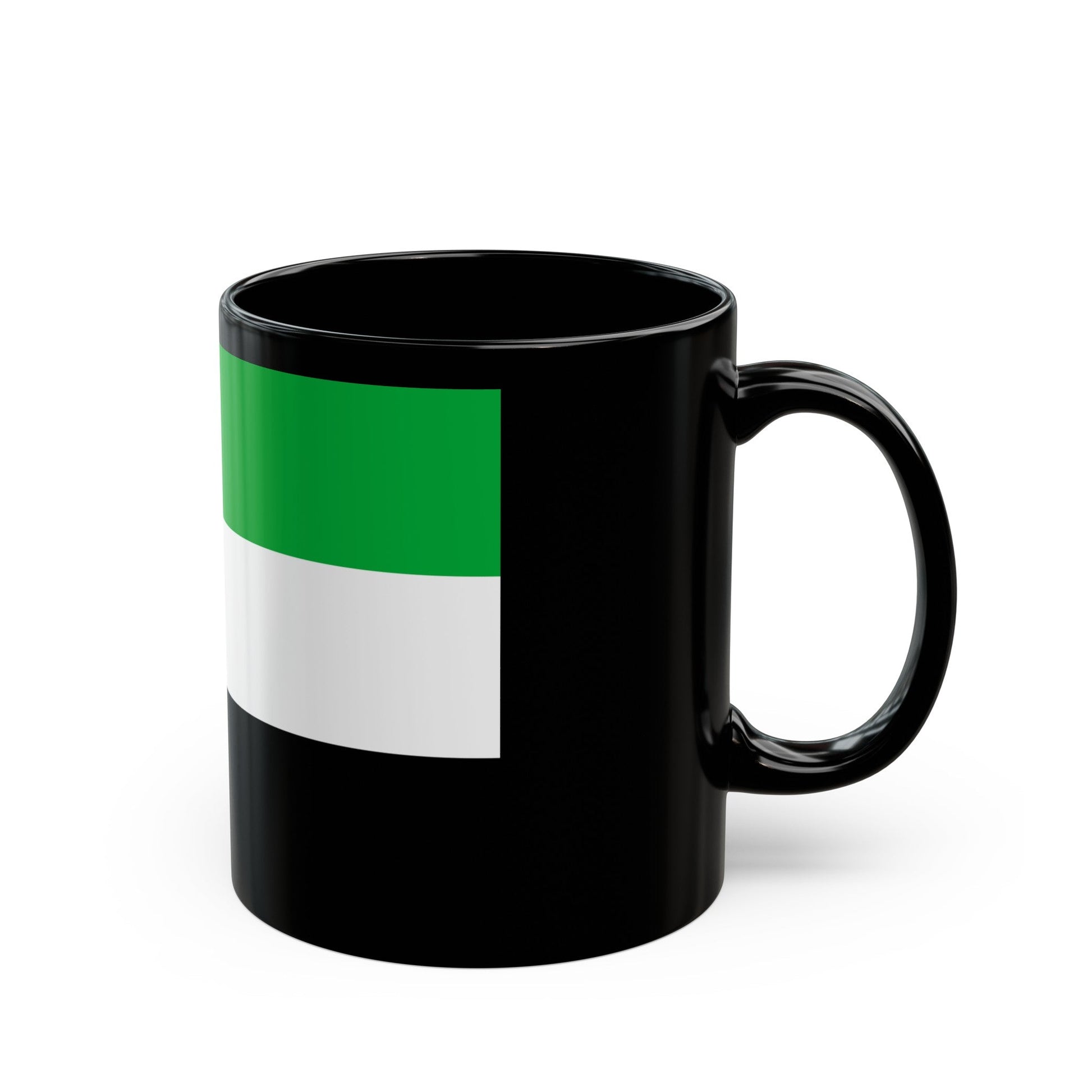 Flag of Extremadura Spain - Black Coffee Mug-The Sticker Space