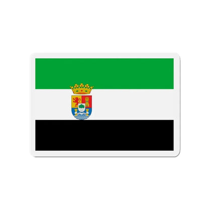 Flag of Extremadura Spain - Refrigerator Magnet 3 Inch - The Sticker Space