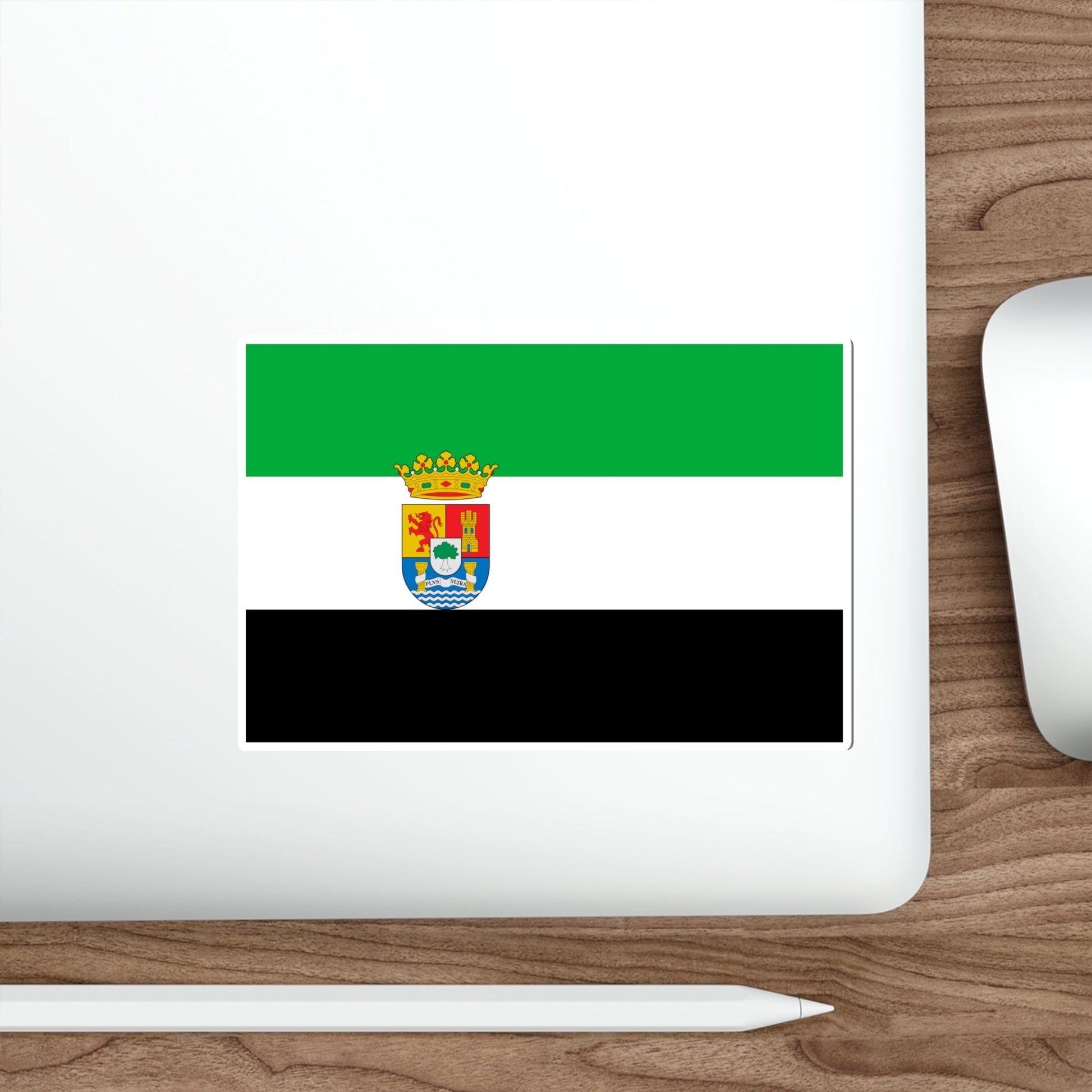 Flag of Extremadura Spain STICKER Vinyl Die-Cut Decal-The Sticker Space