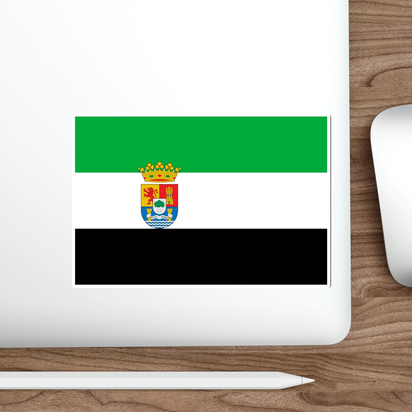 Flag of Extremadura Spain STICKER Vinyl Die-Cut Decal-The Sticker Space