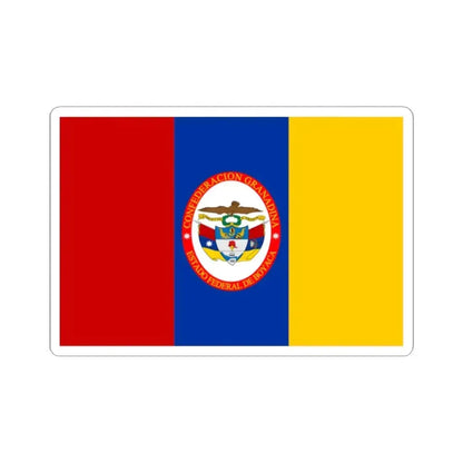 Flag of Federal State of Boyaca (Colombia) STICKER Vinyl Kiss-Cut Decal 2 Inch White - The Sticker Space