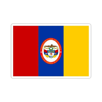 Flag of Federal State of Boyaca (Colombia) STICKER Vinyl Kiss-Cut Decal 3 Inch White - The Sticker Space