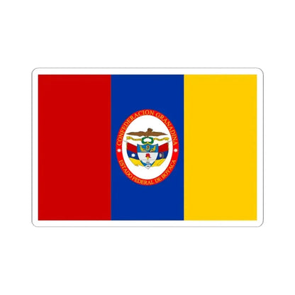 Flag of Federal State of Boyaca (Colombia) STICKER Vinyl Kiss-Cut Decal 6 Inch White - The Sticker Space
