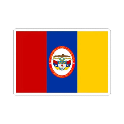 Flag of Federal State of Cauca (Colombia) STICKER Vinyl Kiss-Cut Decal 2 Inch White - The Sticker Space