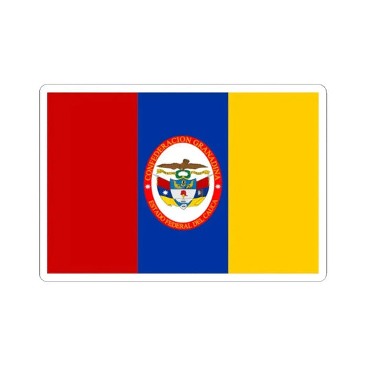 Flag of Federal State of Cauca (Colombia) STICKER Vinyl Kiss-Cut Decal 2 Inch White - The Sticker Space