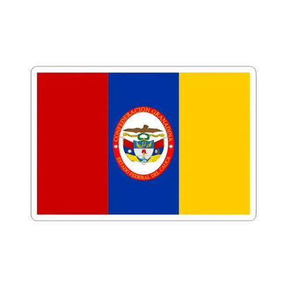 Flag of Federal State of Cauca (Colombia) STICKER Vinyl Kiss-Cut Decal 3 Inch White - The Sticker Space