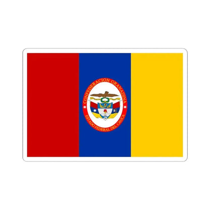 Flag of Federal State of Cauca (Colombia) STICKER Vinyl Kiss-Cut Decal 6 Inch White - The Sticker Space