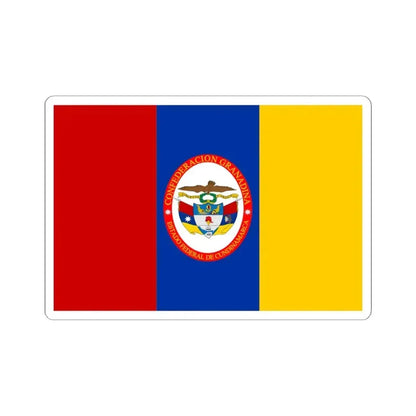 Flag of Federal State of Cundinamarca (Colombia) STICKER Vinyl Kiss-Cut Decal 6 Inch White - The Sticker Space