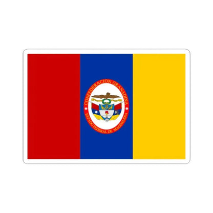 Flag of Federal State of Magdalena (Colombia) STICKER Vinyl Kiss-Cut Decal 2 Inch White - The Sticker Space
