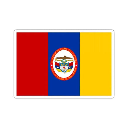 Flag of Federal State of Magdalena (Colombia) STICKER Vinyl Kiss-Cut Decal 4 Inch White - The Sticker Space