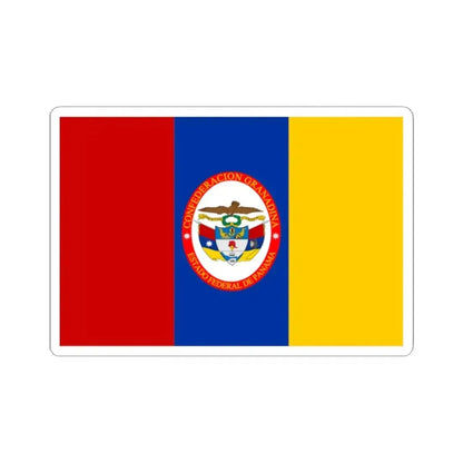 Flag of Federal State of Panama (Colombia) STICKER Vinyl Kiss-Cut Decal 2 Inch White - The Sticker Space