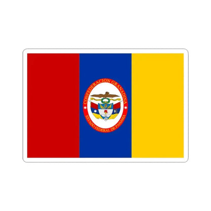 Flag of Federal State of Panama (Colombia) STICKER Vinyl Kiss-Cut Decal 3 Inch White - The Sticker Space
