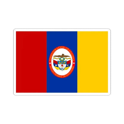 Flag of Federal State of Santander (Colombia) STICKER Vinyl Kiss-Cut Decal 2 Inch White - The Sticker Space
