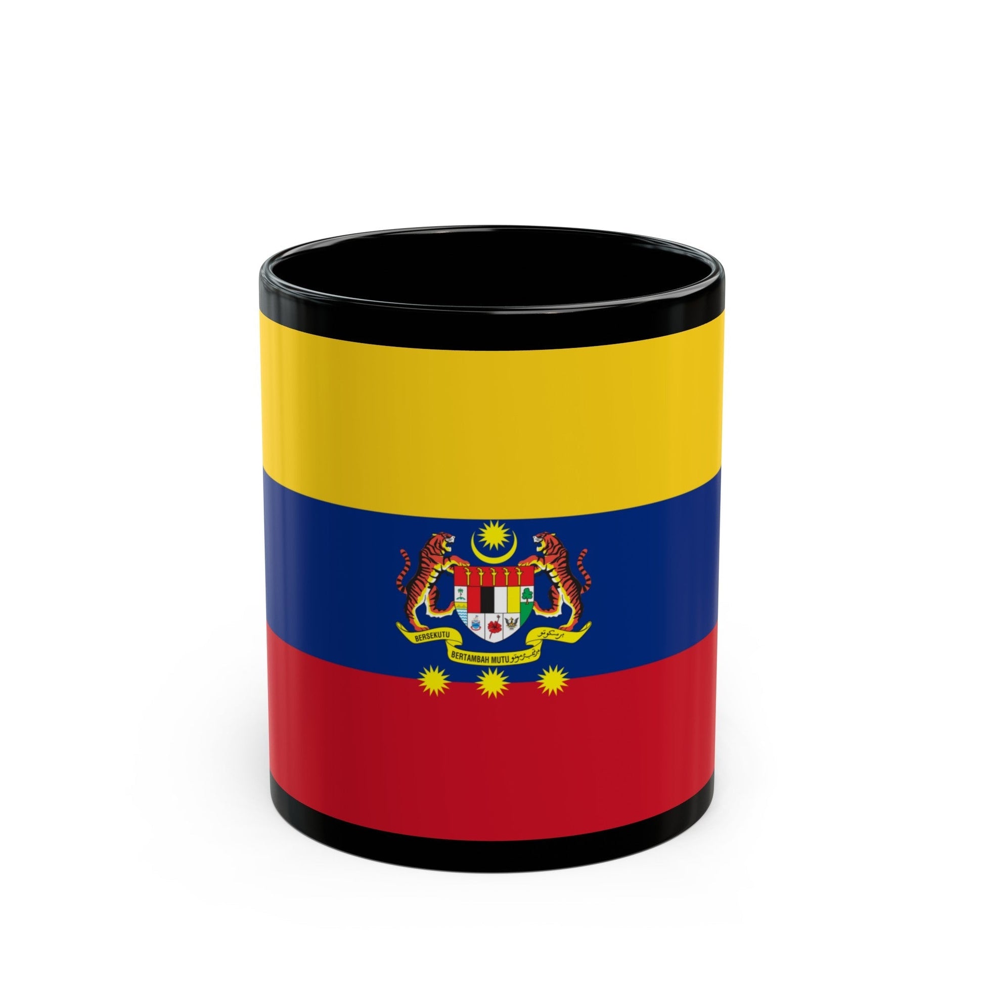 Flag of Federal Territories of Malaysia - Black Coffee Mug-11oz-The Sticker Space