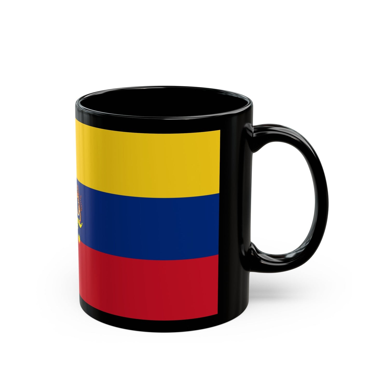 Flag of Federal Territories of Malaysia - Black Coffee Mug-The Sticker Space