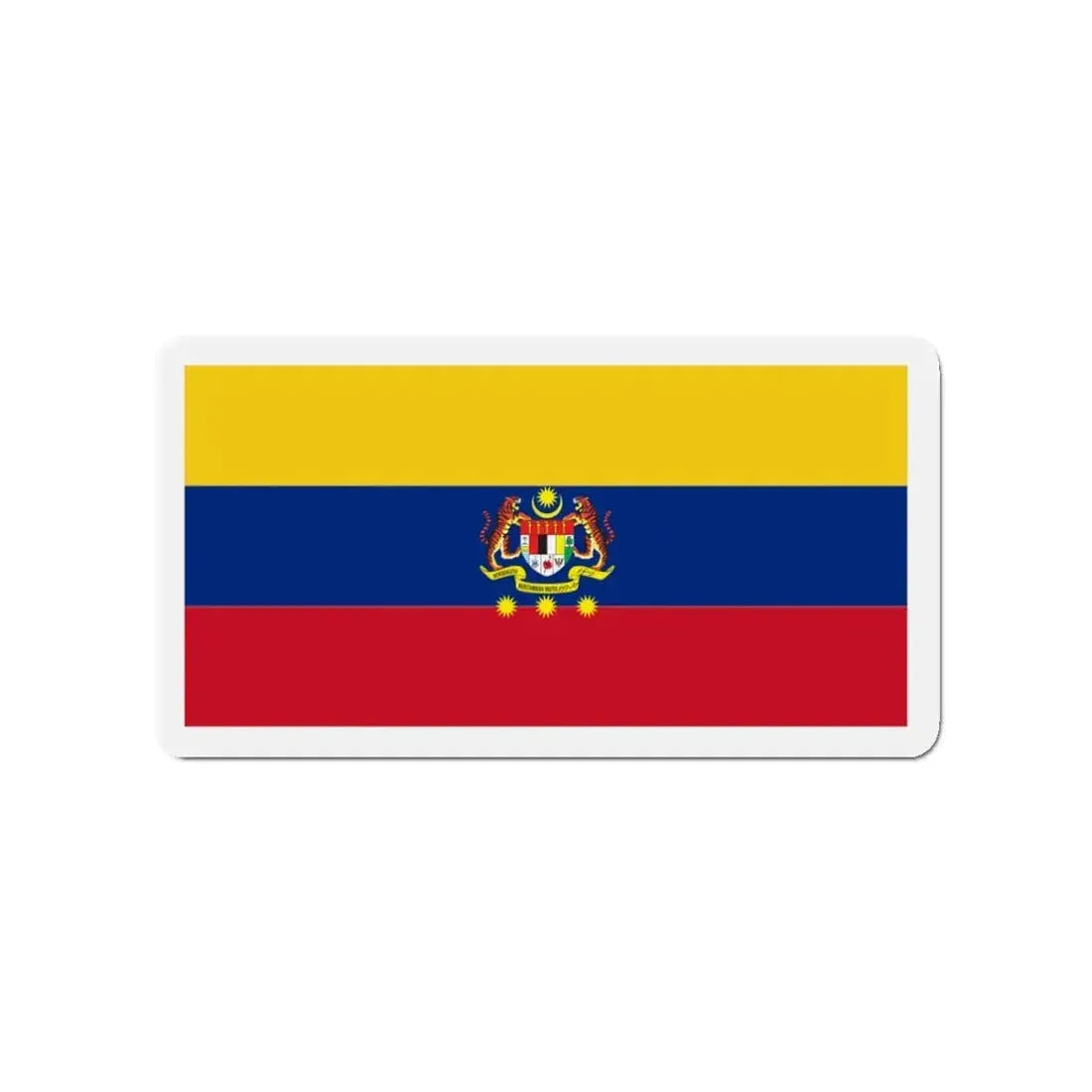 Flag of Federal Territories of Malaysia - Refrigerator Magnet 3 Inch - The Sticker Space