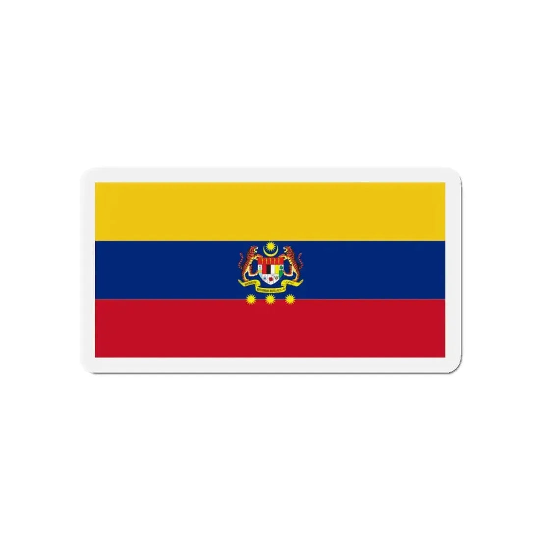 Flag of Federal Territories of Malaysia - Refrigerator Magnet 4 Inch - The Sticker Space