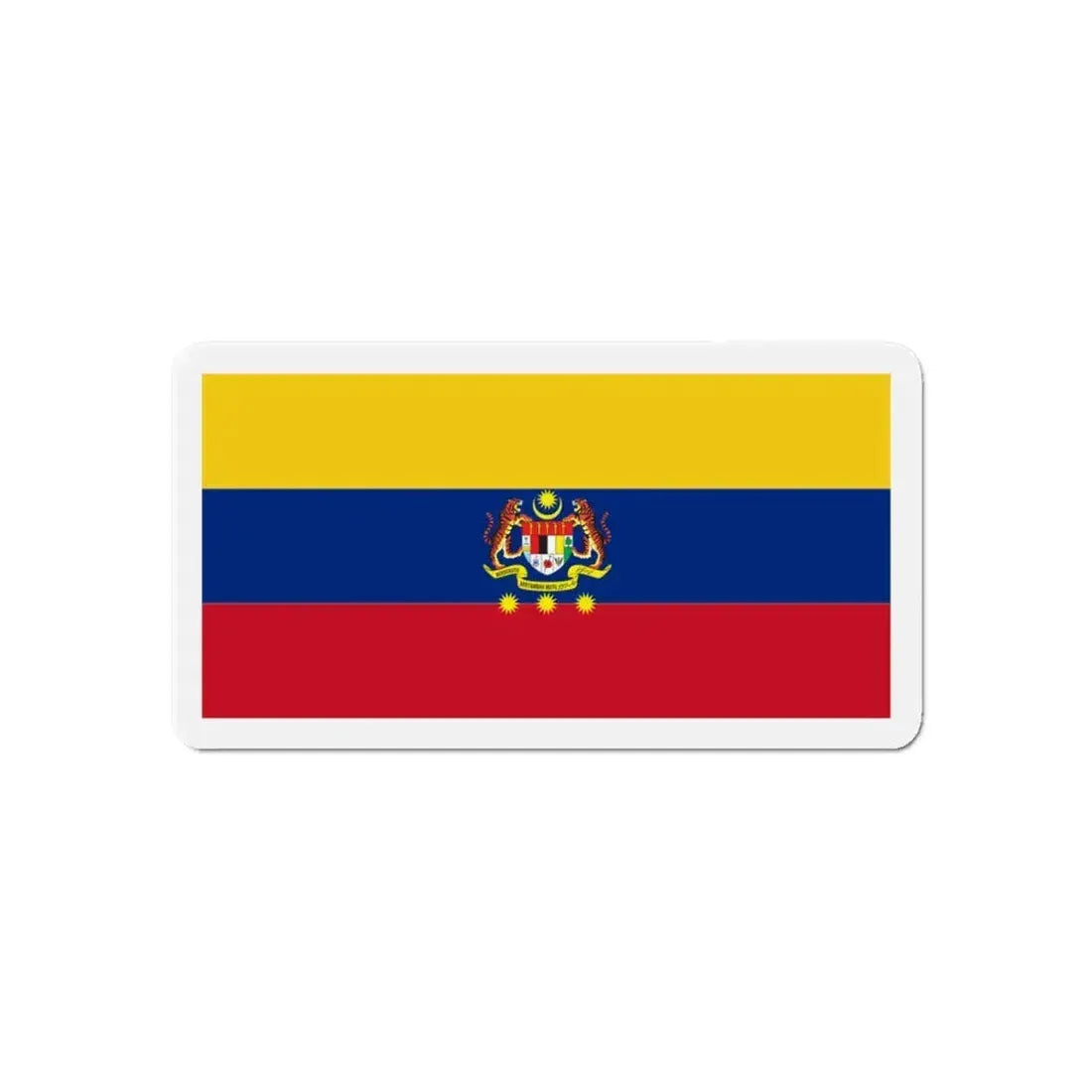 Flag of Federal Territories of Malaysia - Refrigerator Magnet 6 Inch - The Sticker Space