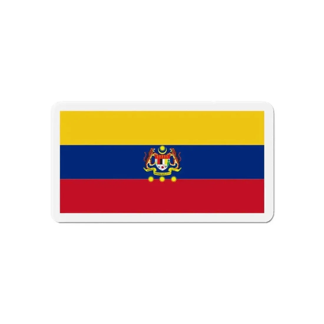 Flag of Federal Territories of Malaysia - Refrigerator Magnet - The Sticker Space