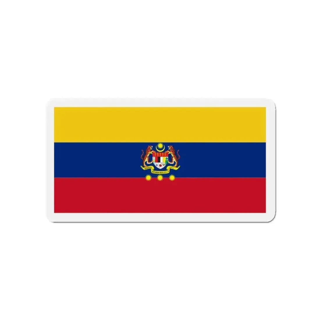 Flag of Federal Territories of Malaysia - Refrigerator Magnet - The Sticker Space