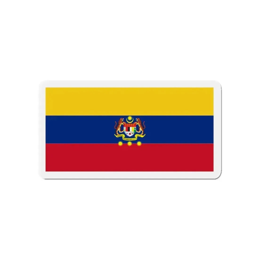Flag of Federal Territories of Malaysia - Refrigerator Magnet - The Sticker Space