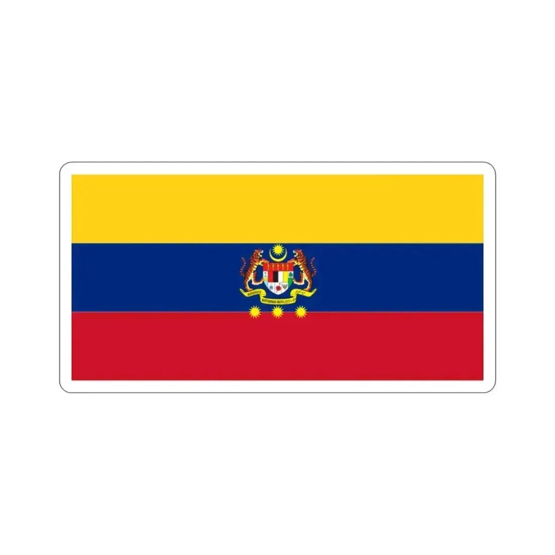 Flag of Federal Territories of Malaysia STICKER Vinyl Die-Cut Decal 2 Inch - The Sticker Space