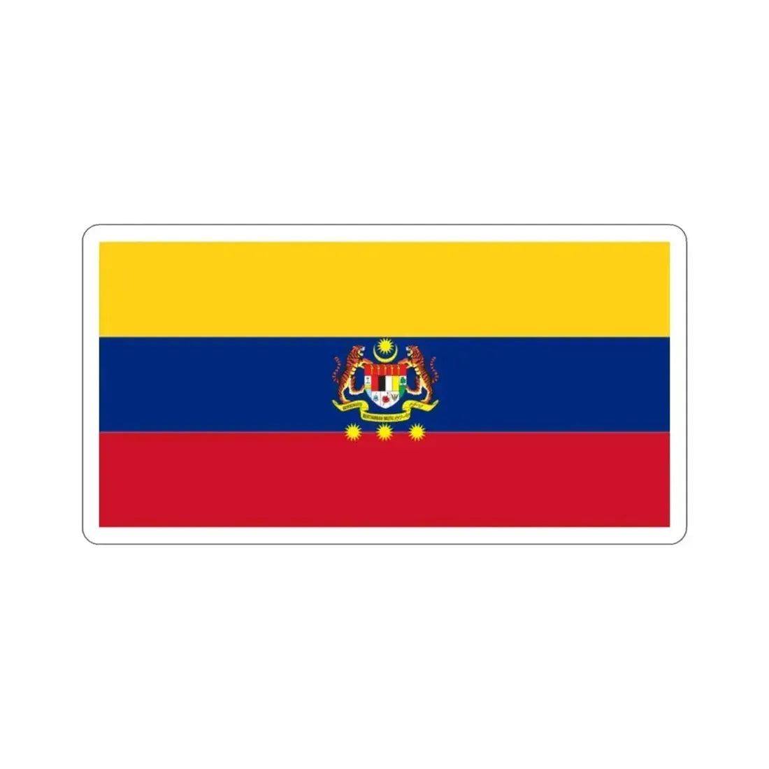 Flag of Federal Territories of Malaysia STICKER Vinyl Die-Cut Decal - The Sticker Space