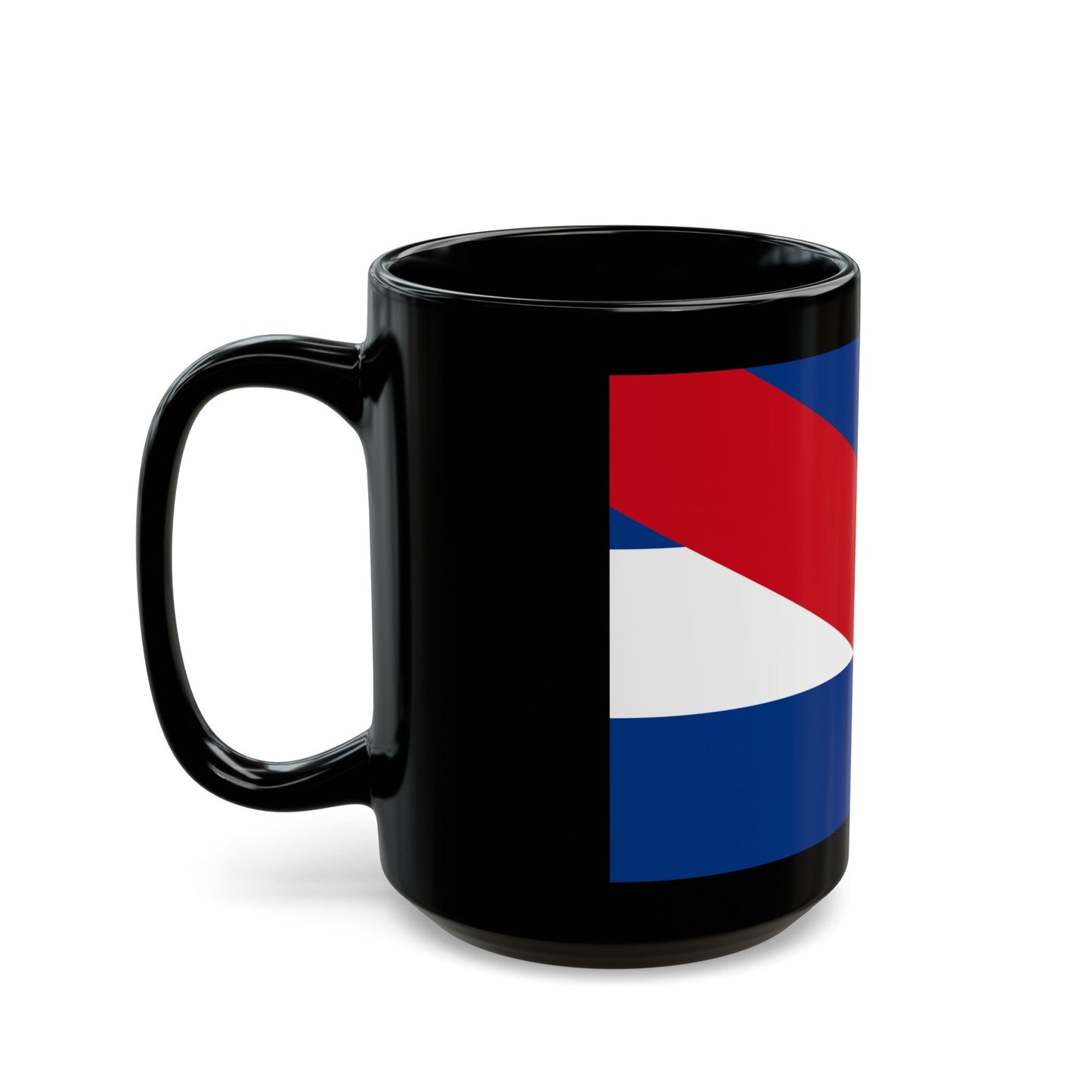 Flag of Federalist Party - Black Coffee Mug-The Sticker Space