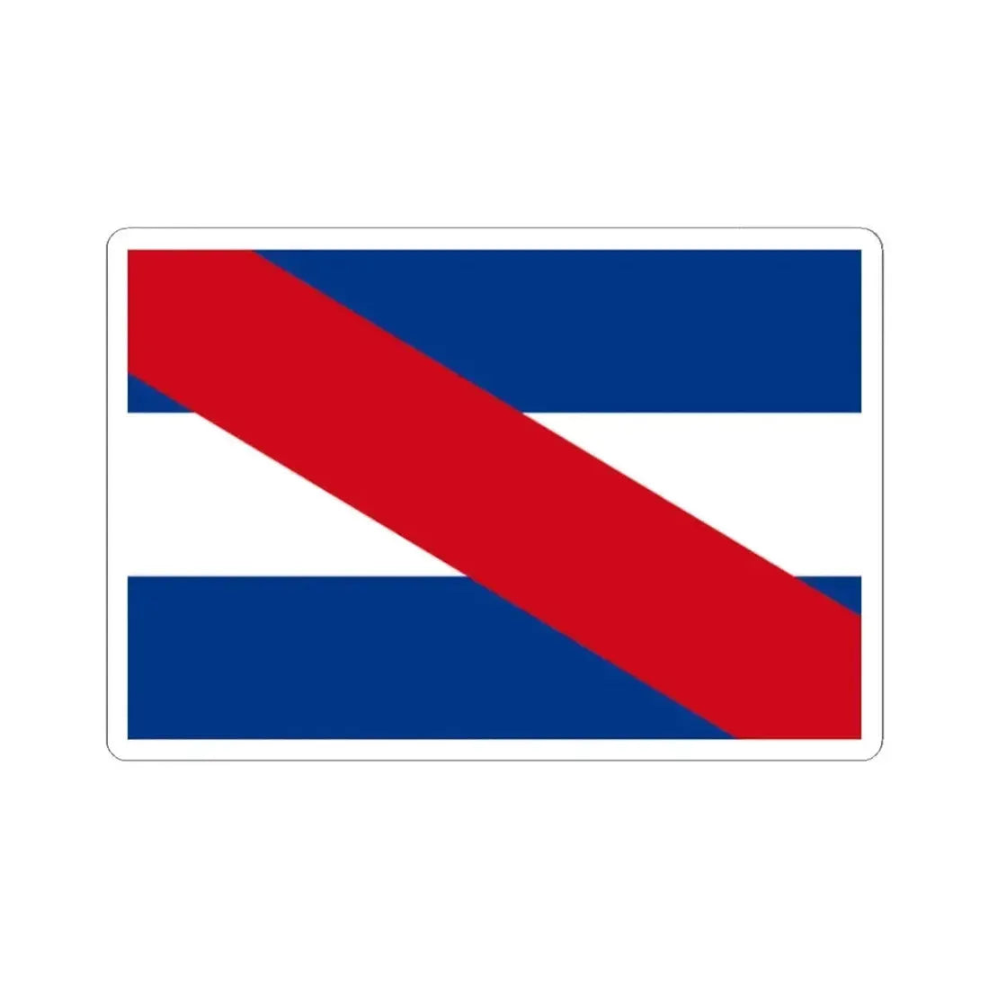 Flag of Federalist Party - STICKER Vinyl Kiss-Cut Decal 2 Inch White - The Sticker Space