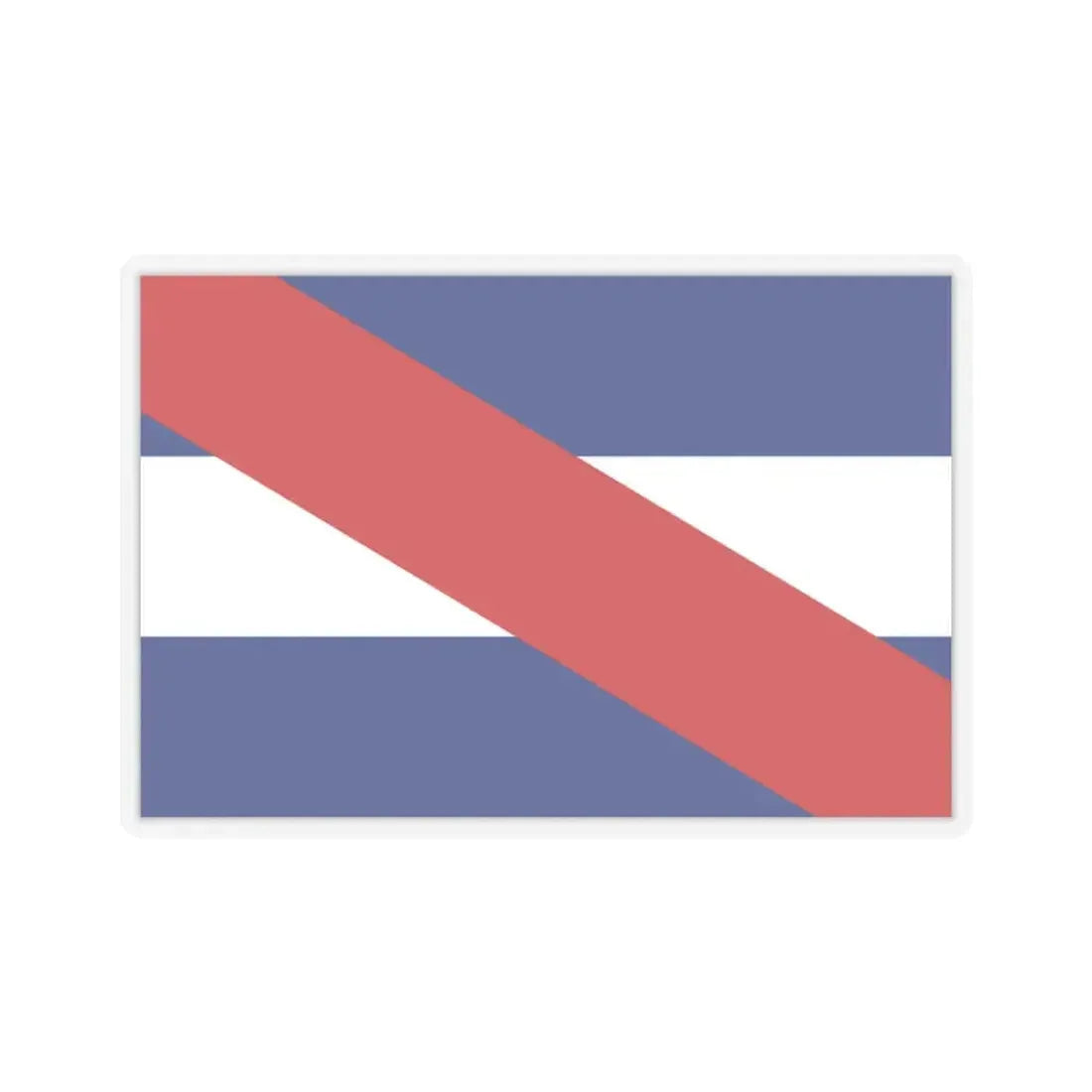 Flag of Federalist Party - STICKER Vinyl Kiss-Cut Decal 3 Inch Transparent - The Sticker Space