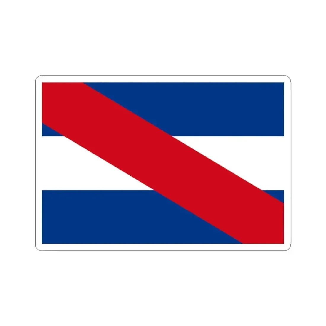 Flag of Federalist Party - STICKER Vinyl Kiss-Cut Decal 3 Inch White - The Sticker Space