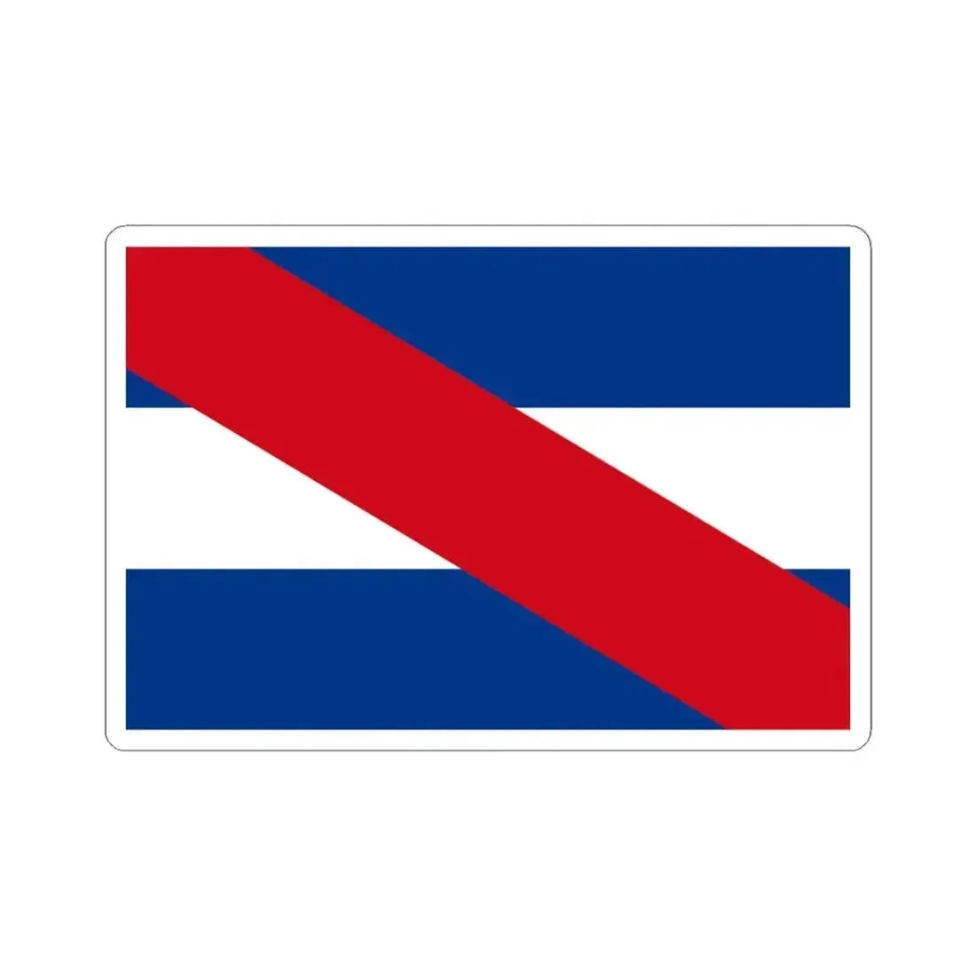 Flag of Federalist Party - STICKER Vinyl Kiss-Cut Decal 4 Inch White - The Sticker Space