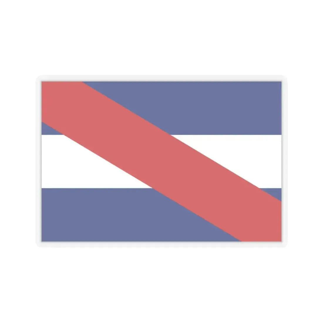 Flag of Federalist Party - STICKER Vinyl Kiss-Cut Decal 6 Inch Transparent - The Sticker Space