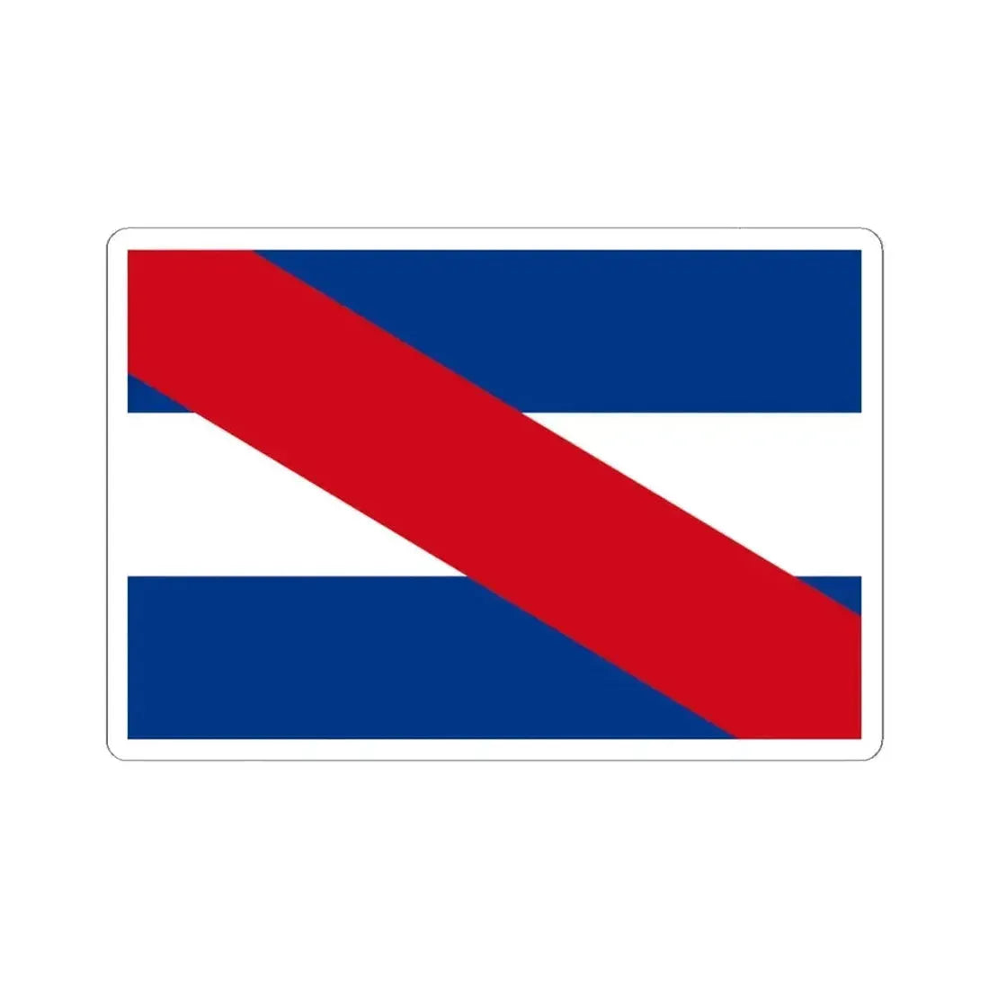 Flag of Federalist Party - STICKER Vinyl Kiss-Cut Decal 6 Inch White - The Sticker Space