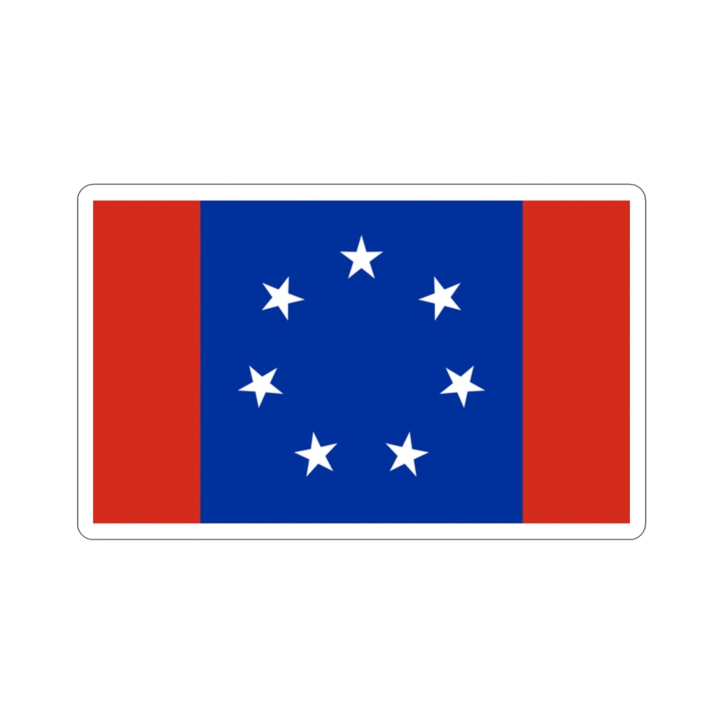 Flag of Federated States of Antarctica STICKER Vinyl Die-Cut Decal-2 Inch-The Sticker Space