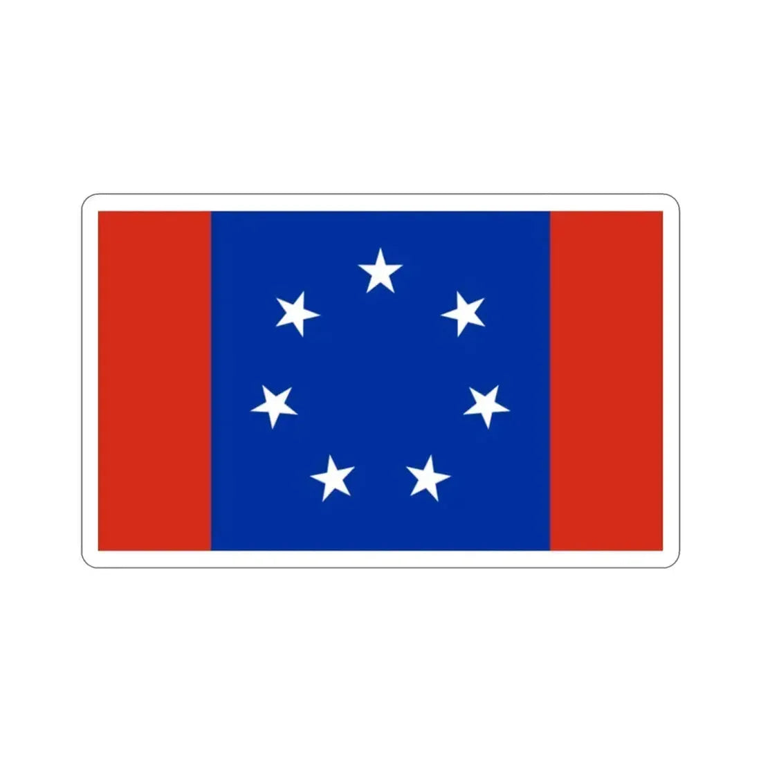 Flag of Federated States of Antarctica STICKER Vinyl Die-Cut Decal 2 Inch - The Sticker Space