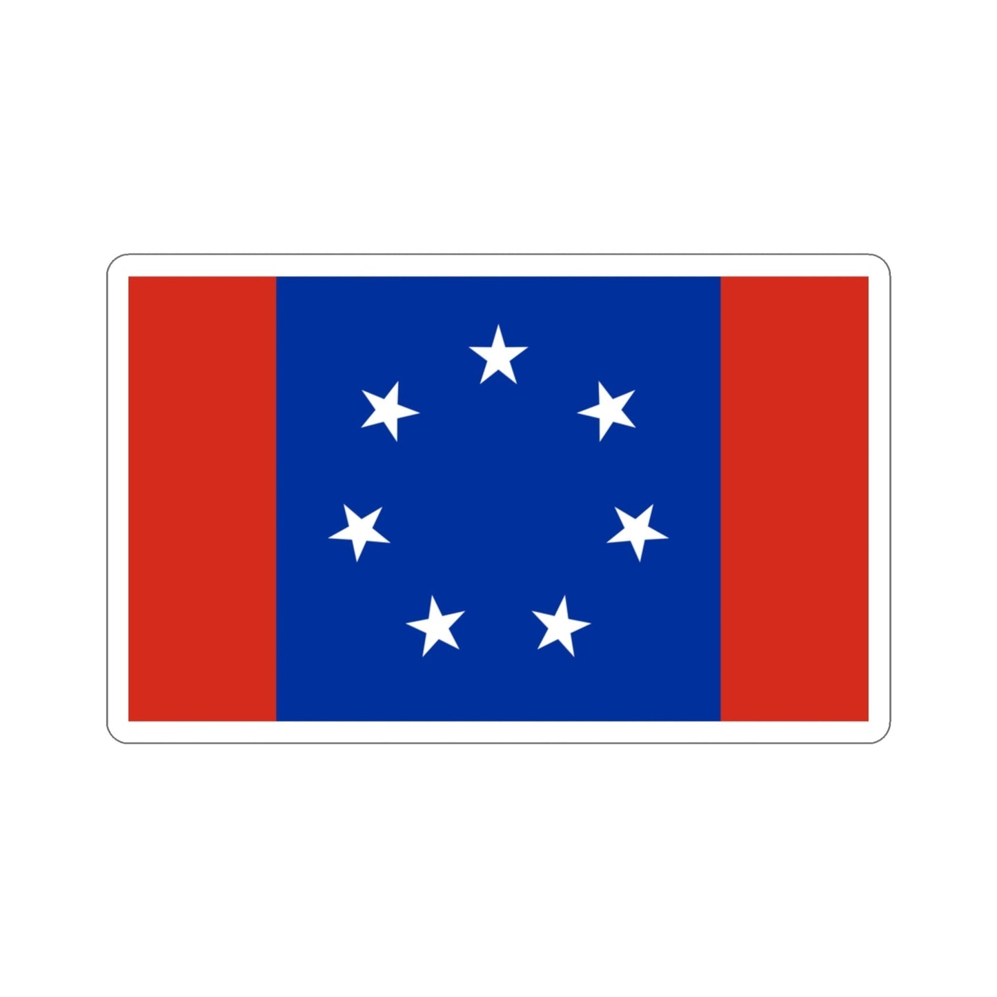 Flag of Federated States of Antarctica STICKER Vinyl Die-Cut Decal-3 Inch-The Sticker Space