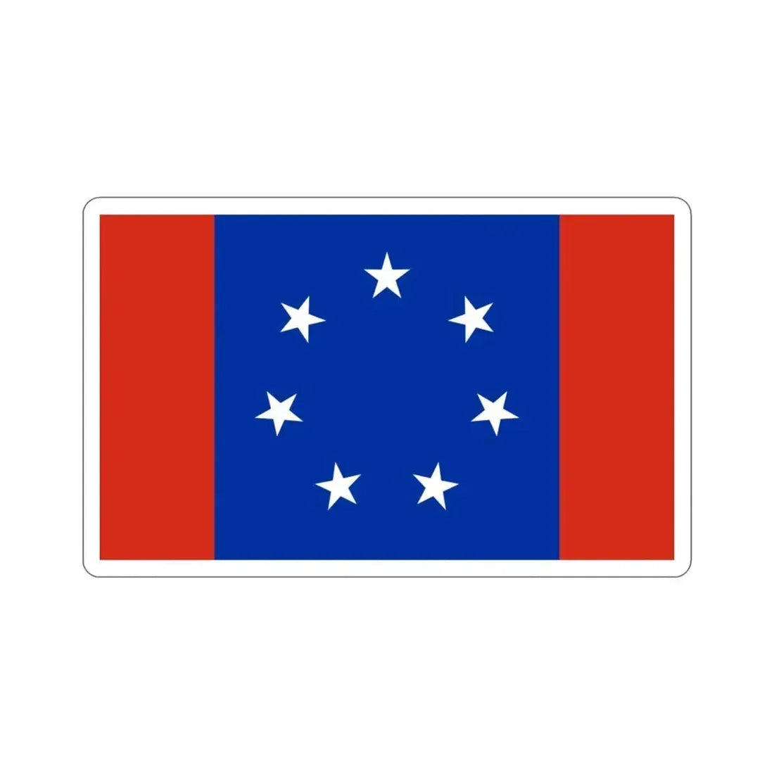 Flag of Federated States of Antarctica STICKER Vinyl Die-Cut Decal 3 Inch - The Sticker Space