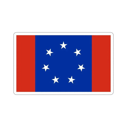 Flag of Federated States of Antarctica STICKER Vinyl Die-Cut Decal 4 Inch - The Sticker Space