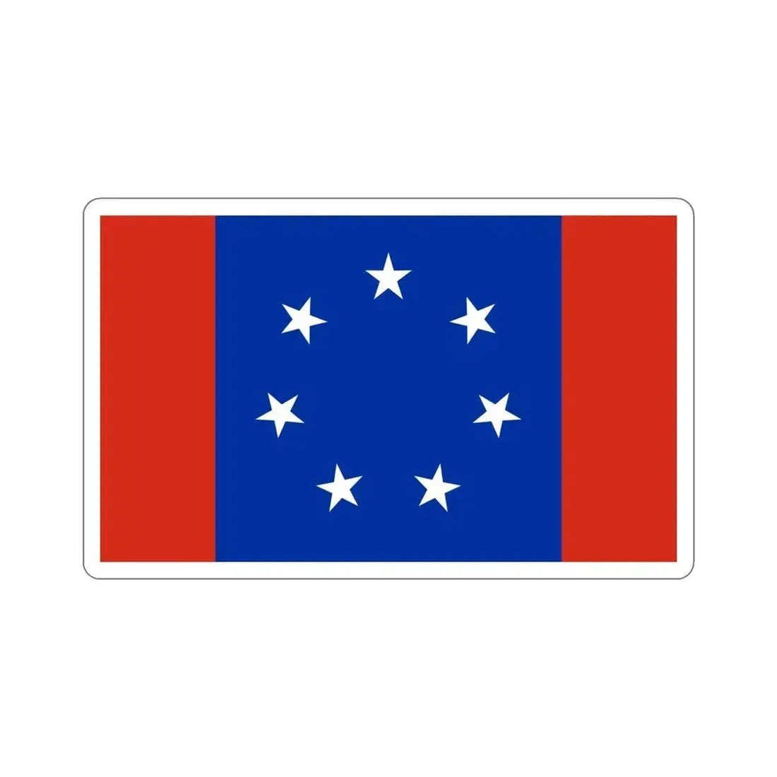 Flag of Federated States of Antarctica STICKER Vinyl Die-Cut Decal 5 Inch - The Sticker Space