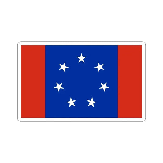 Flag of Federated States of Antarctica STICKER Vinyl Die-Cut Decal 6 Inch - The Sticker Space