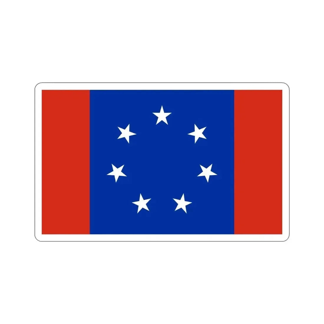 Flag of Federated States of Antarctica STICKER Vinyl Die-Cut Decal - The Sticker Space